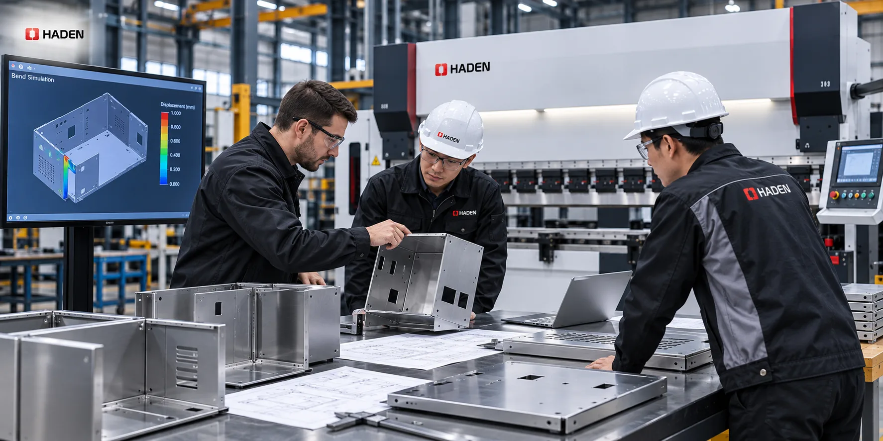 Haden sheet metal electrical enclosure engineering and tolerance verification