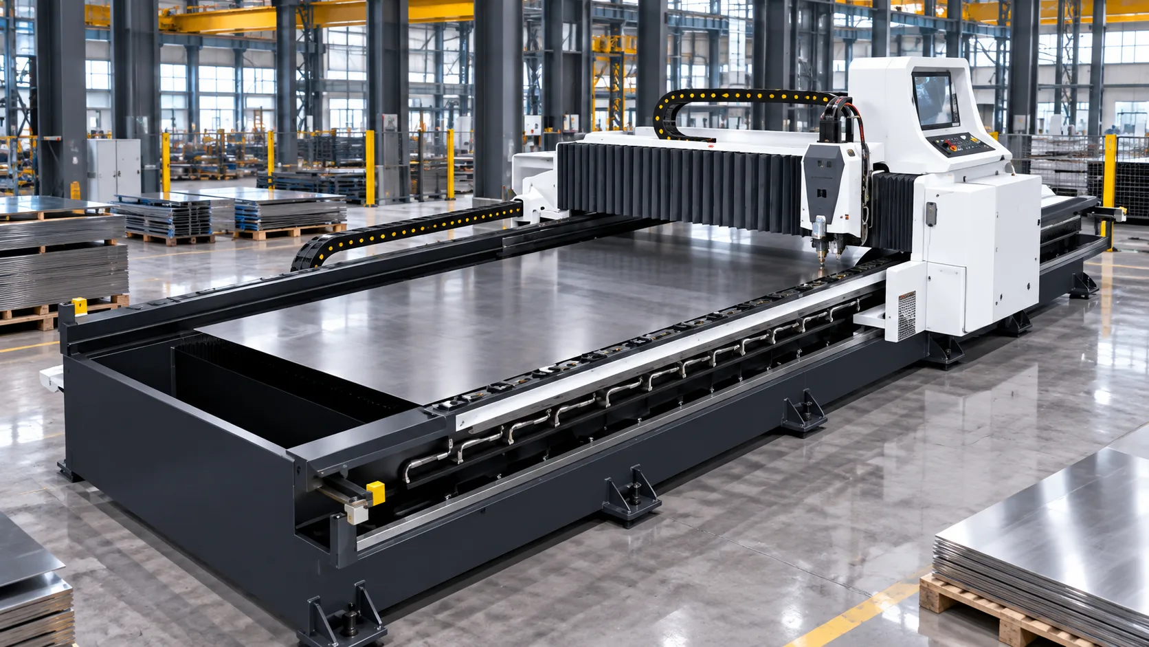 Horizontal CNC V Grooving Machine for Stainless Steel