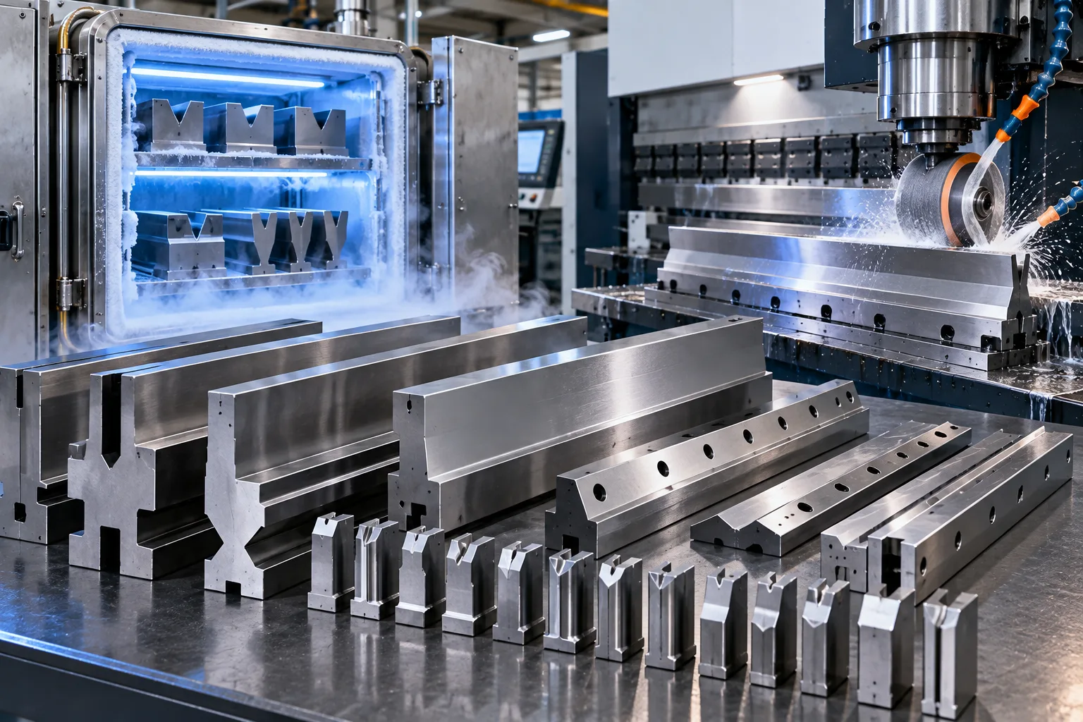 Haden Precision Press Brake Tooling and Shear Blade Cross Section