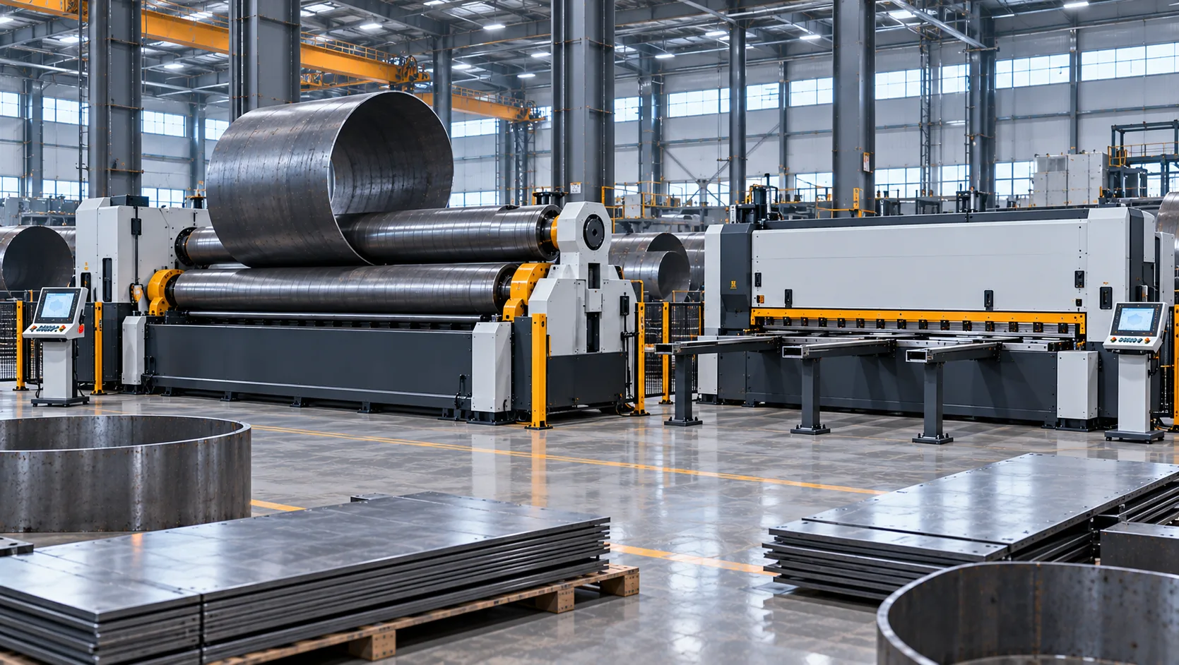 Haden 4-Roll Heavy Duty Plate Rolling Machine Architecture
