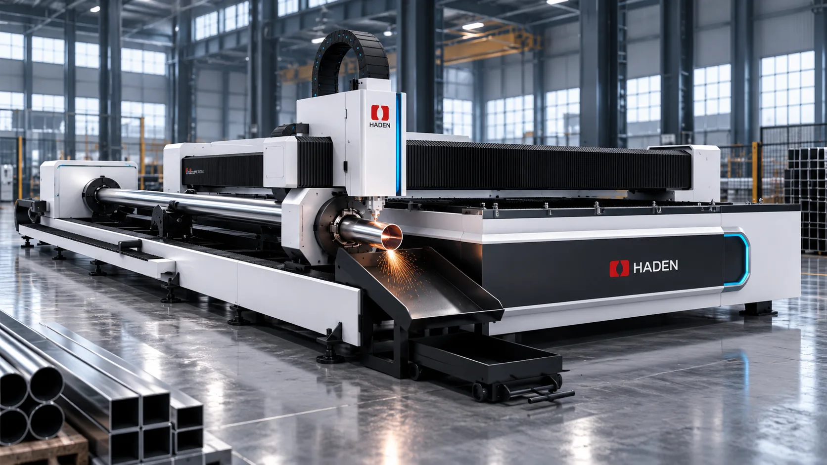 Professional CNC Tube and Pipe Fiber Laser Cutter