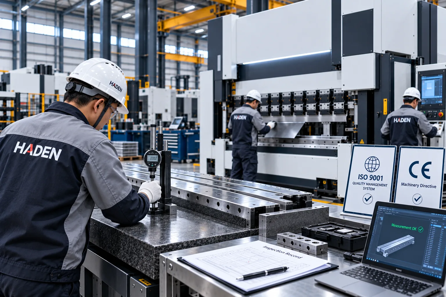 Haden engineering inspection and calibration protocol